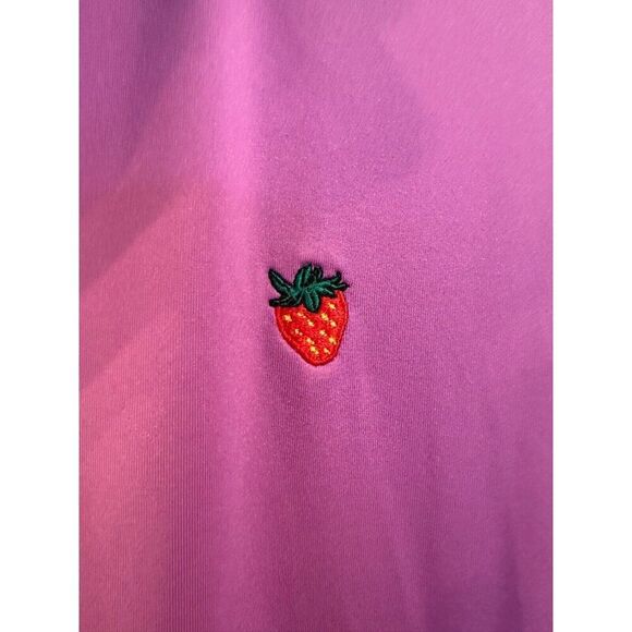 Peter Millar Summer Comfort Purple Polo Men's XL - Picture 2 of 5